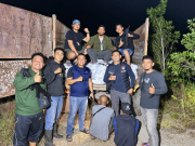 Tim Ditpolairud Polda Babel mengamankan 160 kampil pasir timah sebelum dimuat ke kapal di Pelabuhan Roda Emas, Kecamatan Gantung, Belitung Timur, Rabu (16/9/2026) sekitar pukul 18.30 WIB.